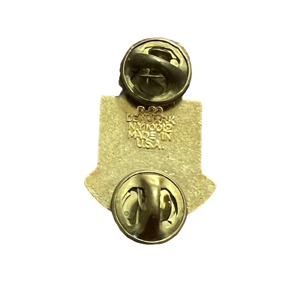 US Army National Guard Pin Indiana Crest Service for Security‎ Vintage D22 - Picture 2 of 3